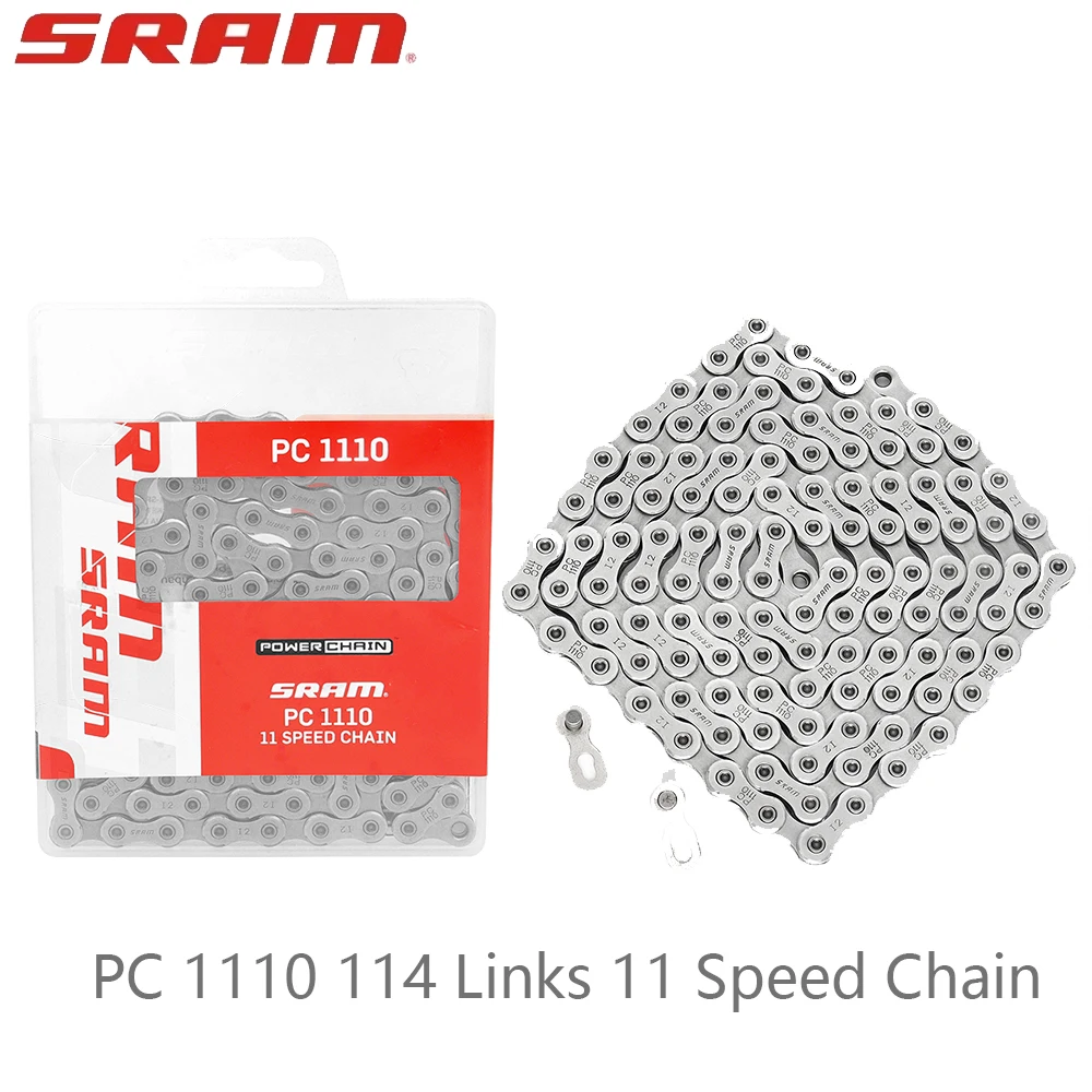 SRAM PC 1110 1x11speed 114 Links Chain Hollow Pin Power Lock Belt Quick Release Magic Buckle Original Bike Parts