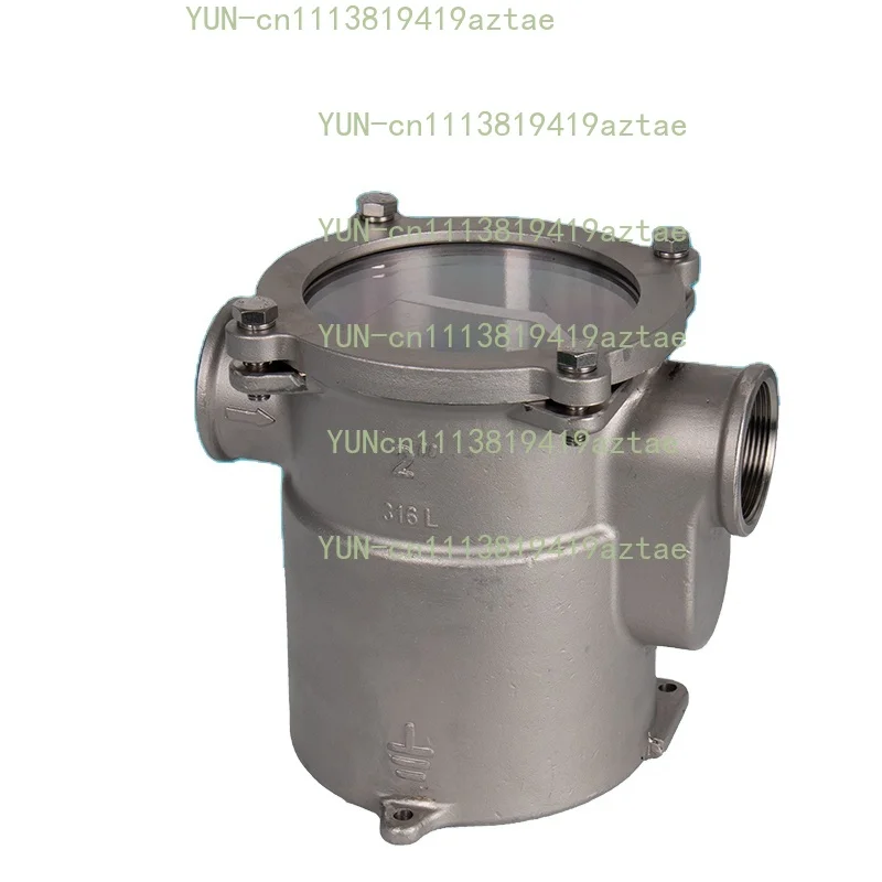 2 Inch Marine Sea Water Strainer Filter 316L Stainless Steel Corrosion Resistant for Boat Engine Pump System