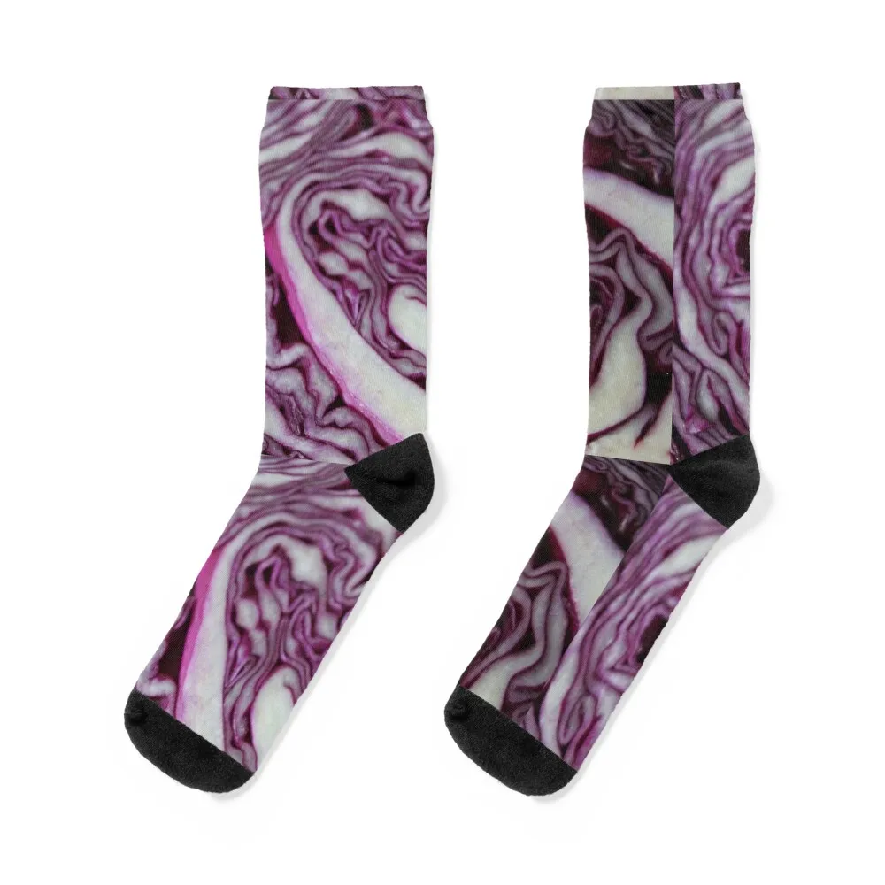 Red cabbage Socks cute Stockings compression valentine gift ideas Women Socks Men's