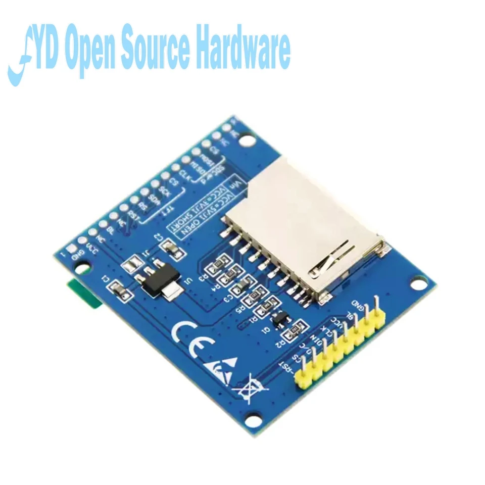 Display del modulo LCD TFT SPI seriale da 1.8 pollici 128*160 con adattatore PCB IC di alimentazione presa SD ST7735R IC driver per Arduino 51