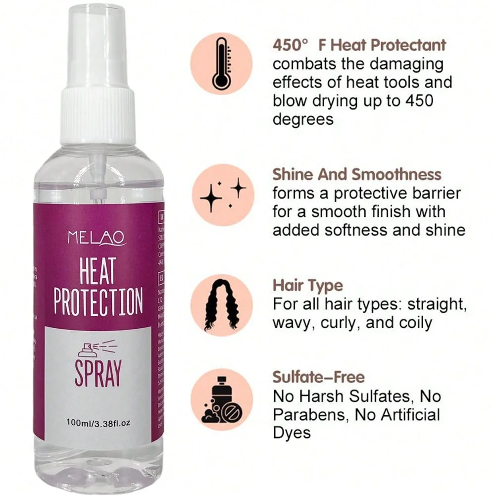 MELAO Heat Protectant Spray fo - огляд і ціна Heat Protectant Spray