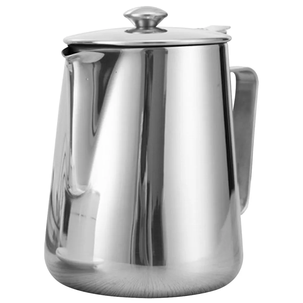 

Stainless Steel Milk Frothing Pitcher Espresso Steaming Cup Coffee Frother Jug for Latte Art Creamer Metal Milk Steamer Cup