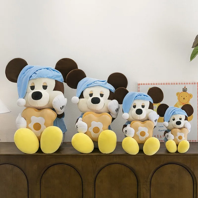 디즈니 카와이 미키 미니 플러시 토이 스위트하트 도넛 인형 어린이 생일 선물 귀여운 동물 인형