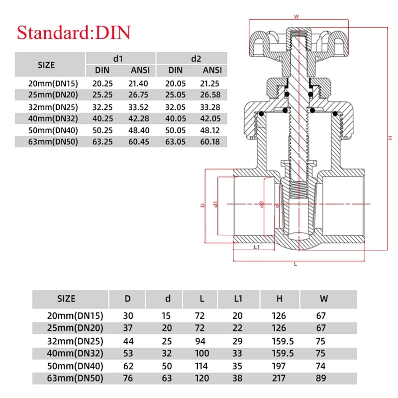 1 قطعة UPVC I.D 20/25/32/40/50 مللي متر بوابة صمام التحكم الدقيق في التدفق بولي كلوريد الفينيل Sluice التبديل صمام كروي PVC لحديقة الري حوض السمك