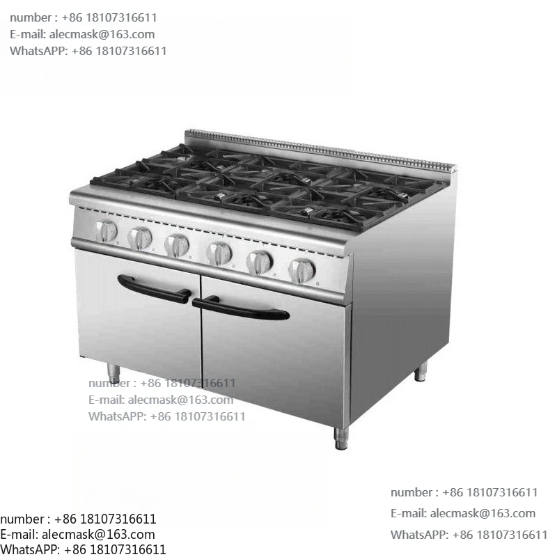 

Gas pot stove Electric cooking stove Cabinet oven combination Western kitchen kitchen equipment Four heads and six heads