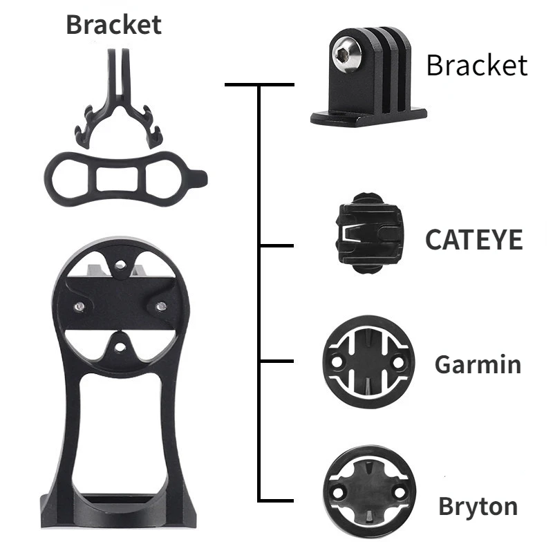 Road Mountian Bike Stem Handlebar Mount Adjustable Bicycle extension bracket computer holder Garmin Bryton IGPSPORT XOSS Magene