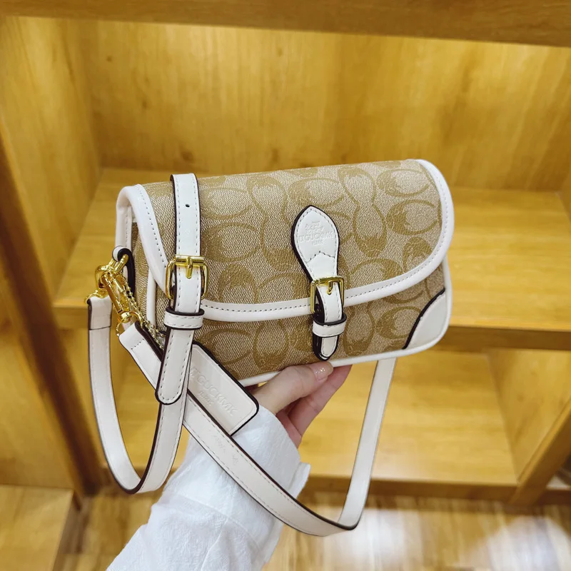 classic-vintage-monogram-flap-crossbody-bag-trendy-versatile-shoulder-handbag-with-buckle-closure-logo-tag