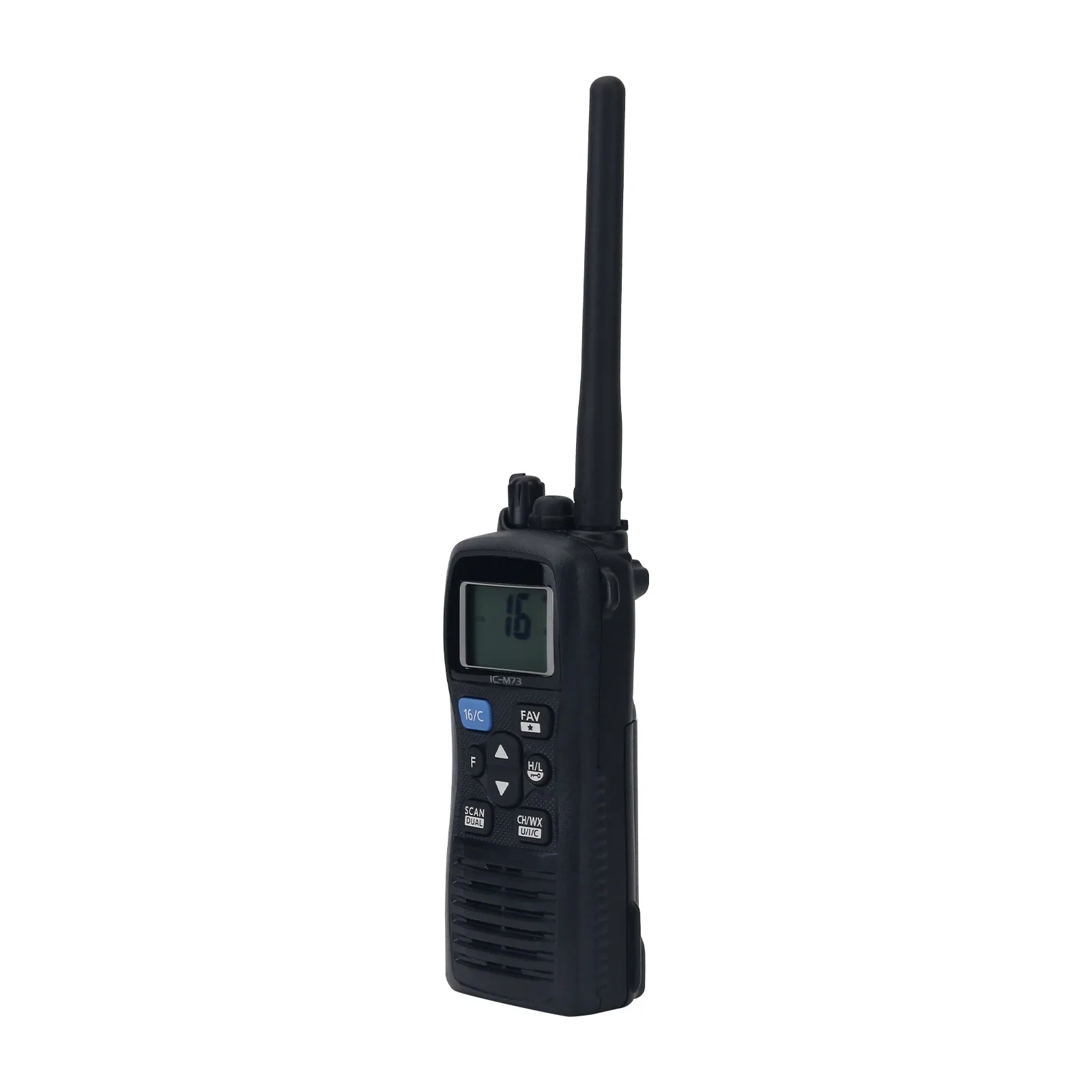 Walkie Talkie IC-M73 Plus resistente al agua, walkie-talkie marino portátil de 6W y 3-5KM con cancelación de ruido para ICOM