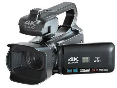 Grande caméra vidéo numérique 4K, caméscope portable, vente d'usine, nouveauté 2024