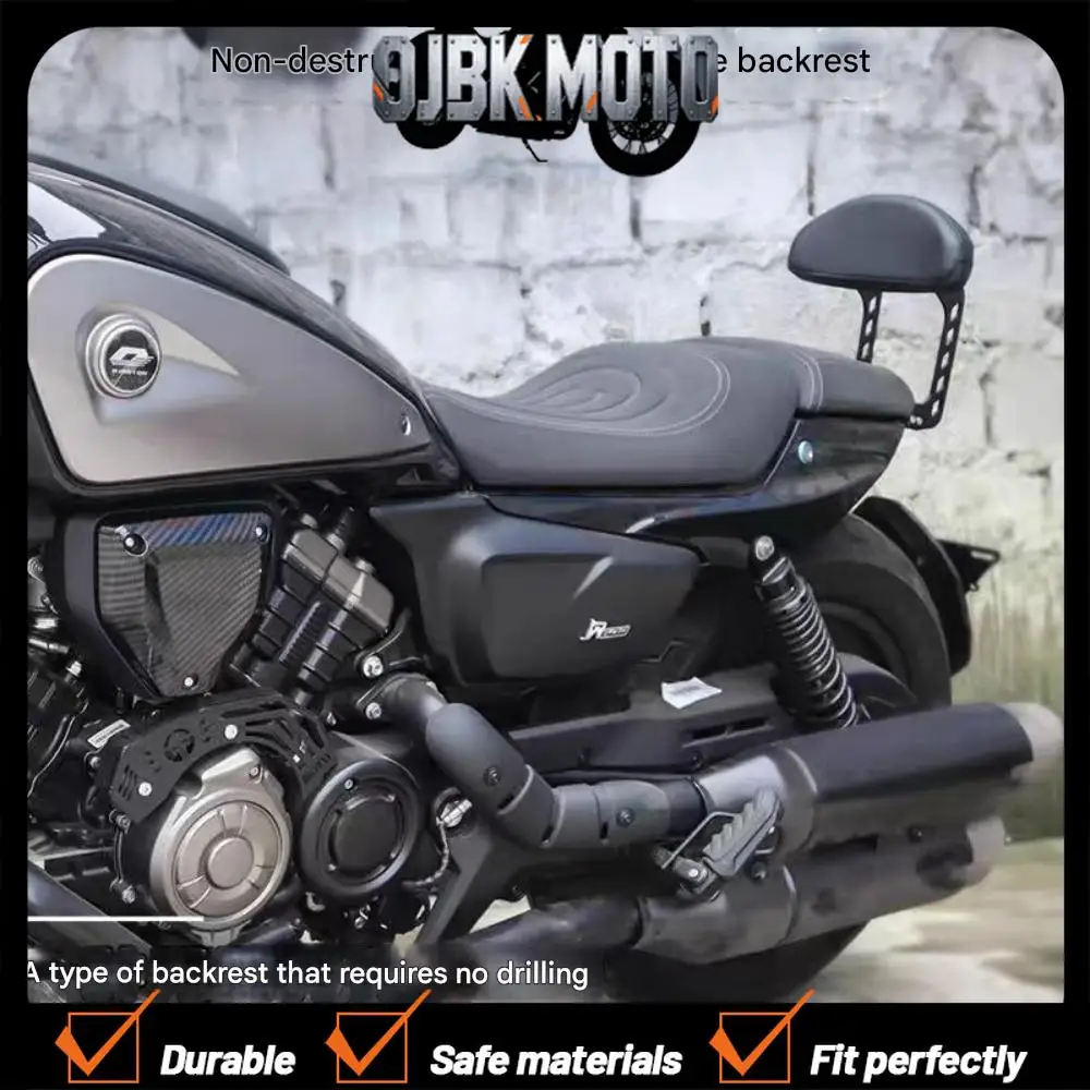 

for QJMOTOR SRV600 rear seat back, QJ Flash 600 rear armrest, rear spoiler, and passenger seat back accessories (no damage).