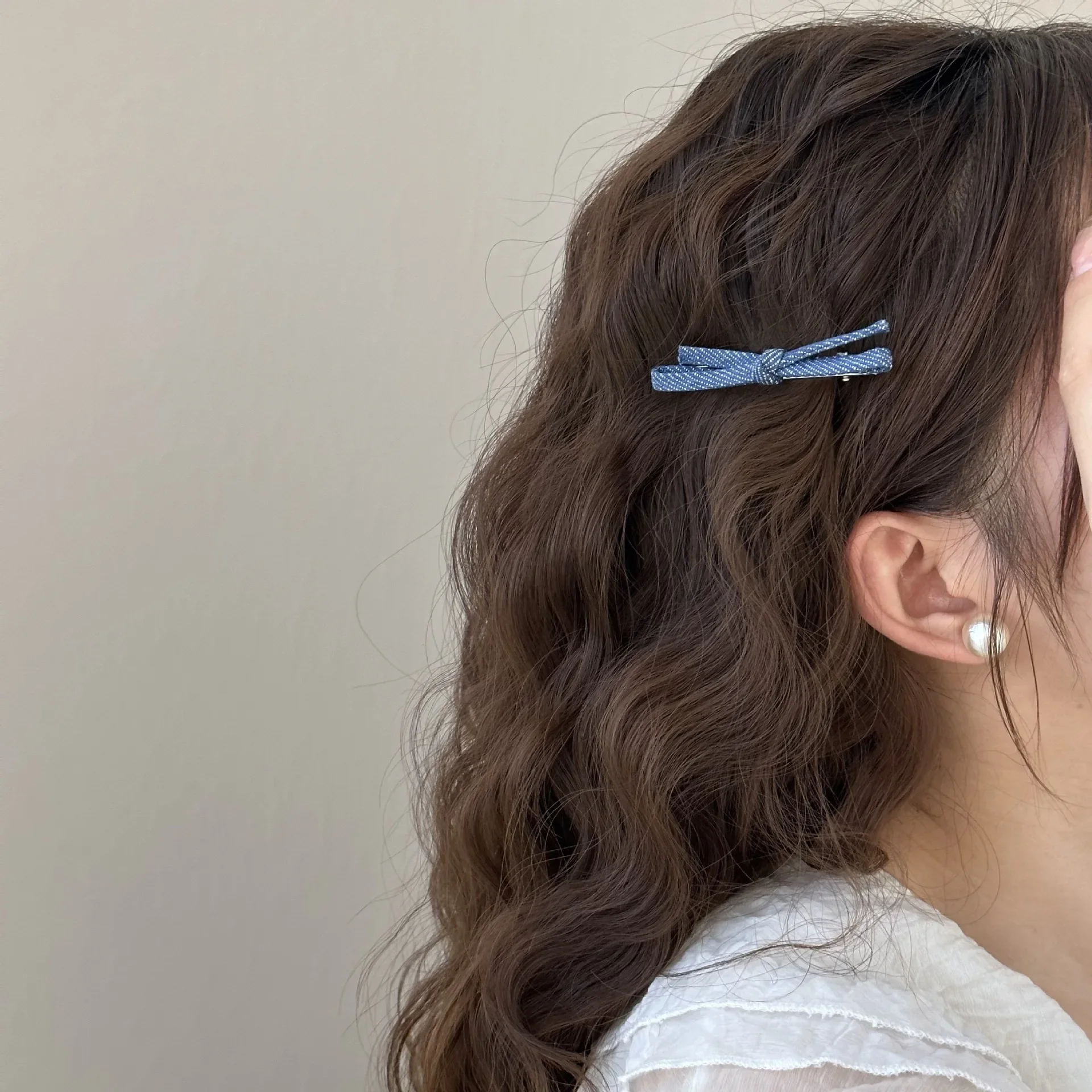 Korean accessories hair pins and clips bow for women girl Headdress barrette popular ribbon crabs vintage trendy leading fashion