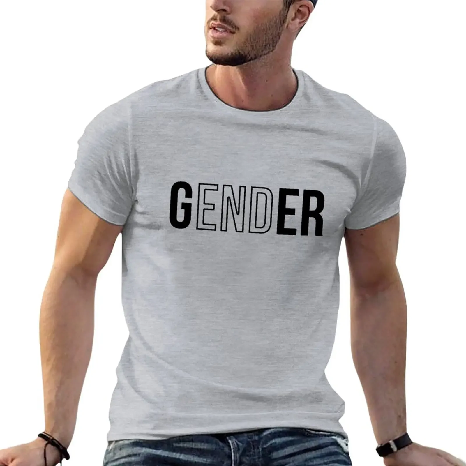 End Gender Norms - Non Binary Collection T-Shirt boys whites kawaii clothes mens big and tall t shirts