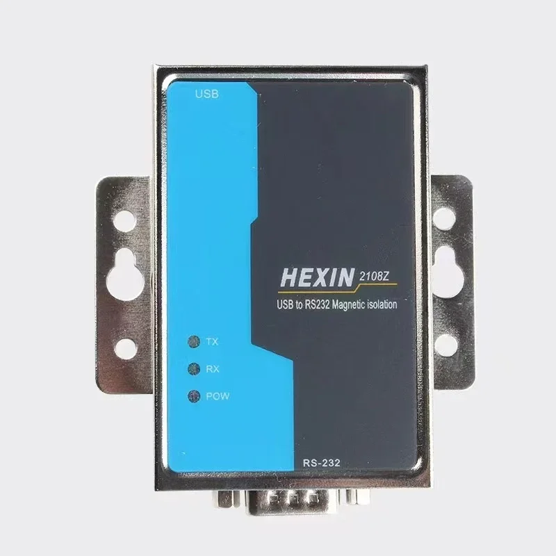 hexin Industrial Grade USB to RS232 Adapter with Magnetic Isolation HXSP-2108Z Passive