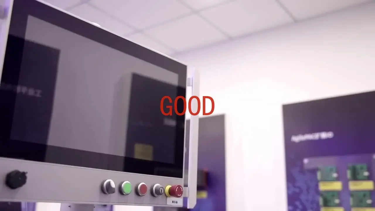 最新デザインのプロモーション産業用オールインワンディスプレイ 19 インチ操作モニター、ARM チューブとプッシュボタン付き