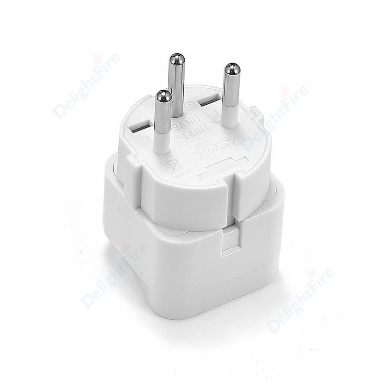 Israel Plug Adapter Converter EU US UK German Franch Russia India To Israeli Universal Travel Adapter 3Pin Plug Power Adapter