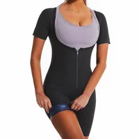 YBFDO Women High Compression Bodysuit Shapewear Fitness Girdles Sauna Sweat Suits Belly Slimming Sheath Weight Loss Body Shaper - Image 4
