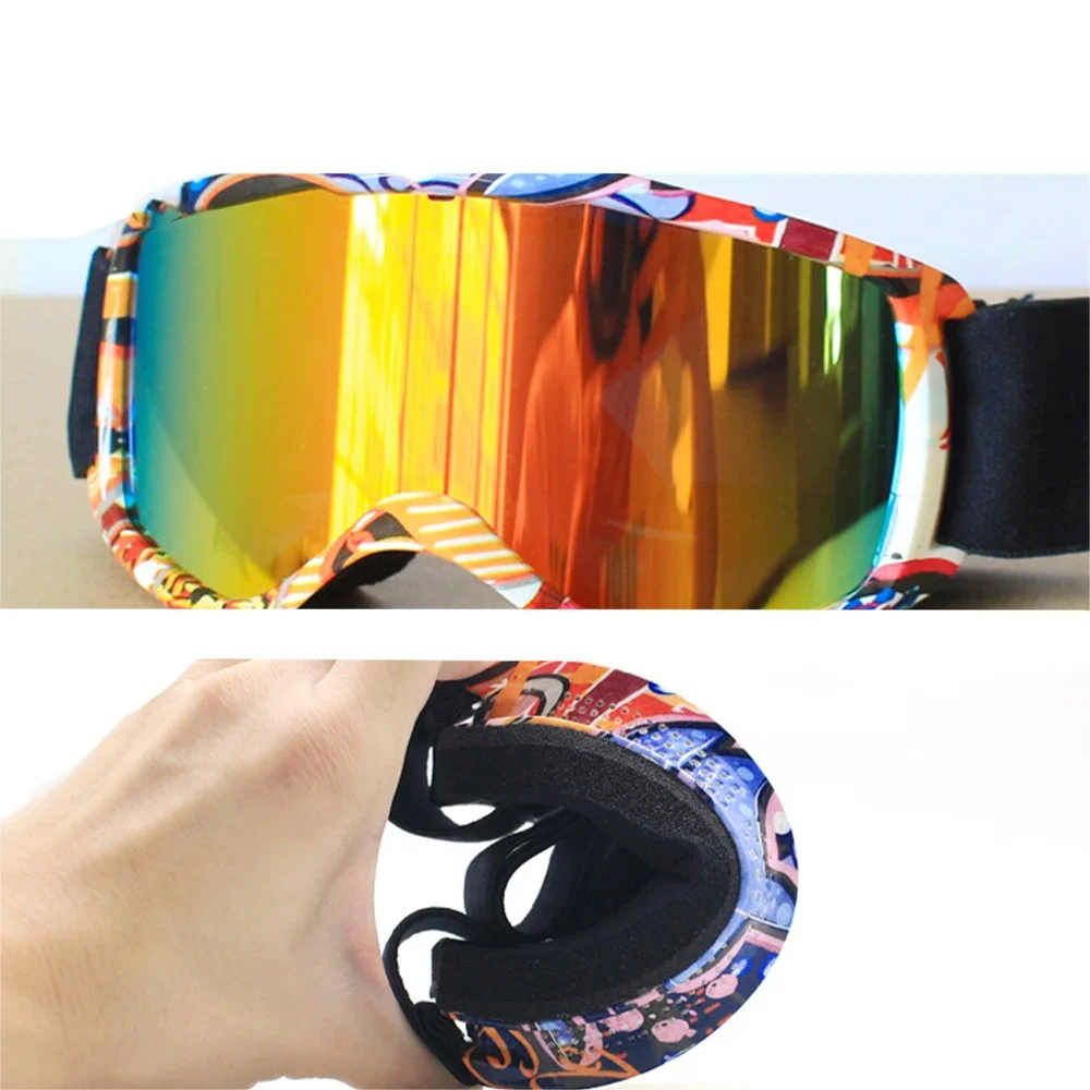 Windproof Anti-Fog Ski Goggles for Kids, Snowboard Glasses, Skiing Mask, Outdoor Sport, Off Road Goggles, Winter