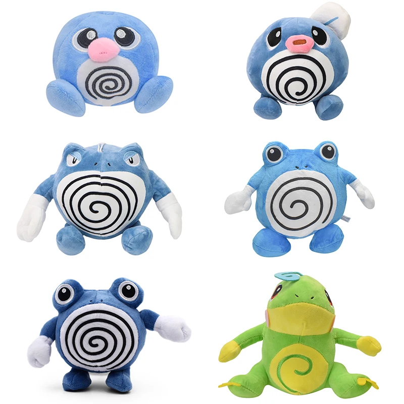 Pokemon Poliwrath Poliwag Poliwhirl Politoed Plush Toy Soft Anime Stuffed Peluche Doll Kawaii Hobby Hot Collection Birthday Gift