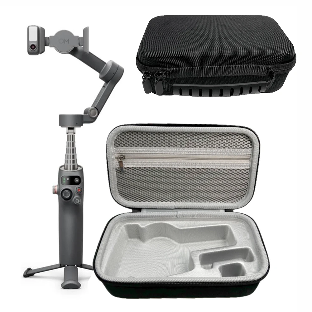 Portable Camera Travel Bag Wear Resist Shockproof Protective Hard Case Anti-Scratch Camera Storage Handbag for DJI Osmo Mobile7