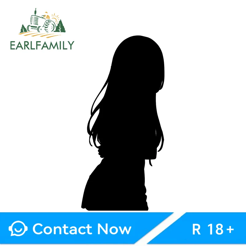 

EARLFAMILY Lively Sajuna Inu Motorcycle Stickers Humorous DIY Custom Printing Decal Graphics DIY Windshield Window Trunk Decor