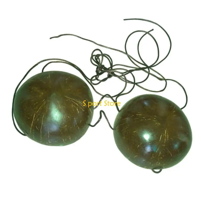 

U2JB Natural Coconuts Swim Bra Top with Adjustable Neck Back String For Women