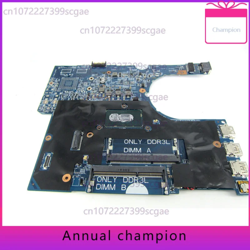 

For DELL Latitude 3470 i5-6300U 0VWFGF 14291-1 SR2F0 DDR3 Laptop Motherboard