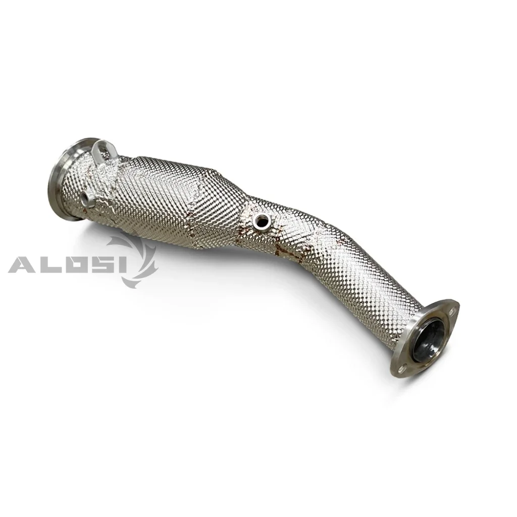 Downpipe Head Exhaust Pipe for Lexus RX200T RX300 RC200T RC300 GS200T GS300 2.0T 2015-2021 with Heat Shield Exhaust Retrofit