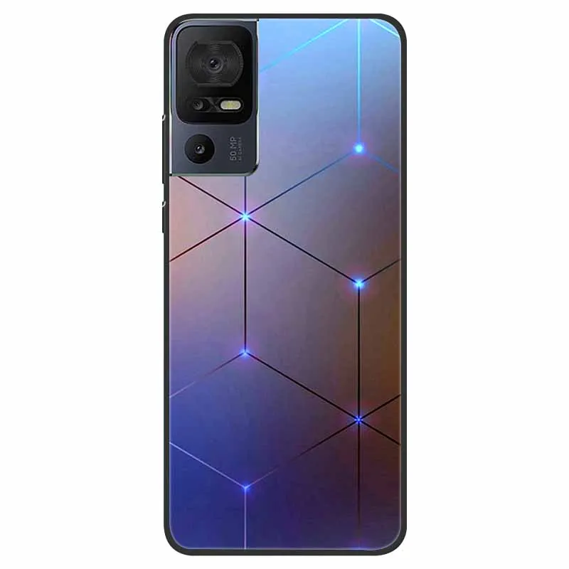 For TCL 40 SE Case 40SE Shockproof Soft silicone TPU Back Cover For TCL 40 SE Phone Cases TCL40SE Full protective Fundas 2023