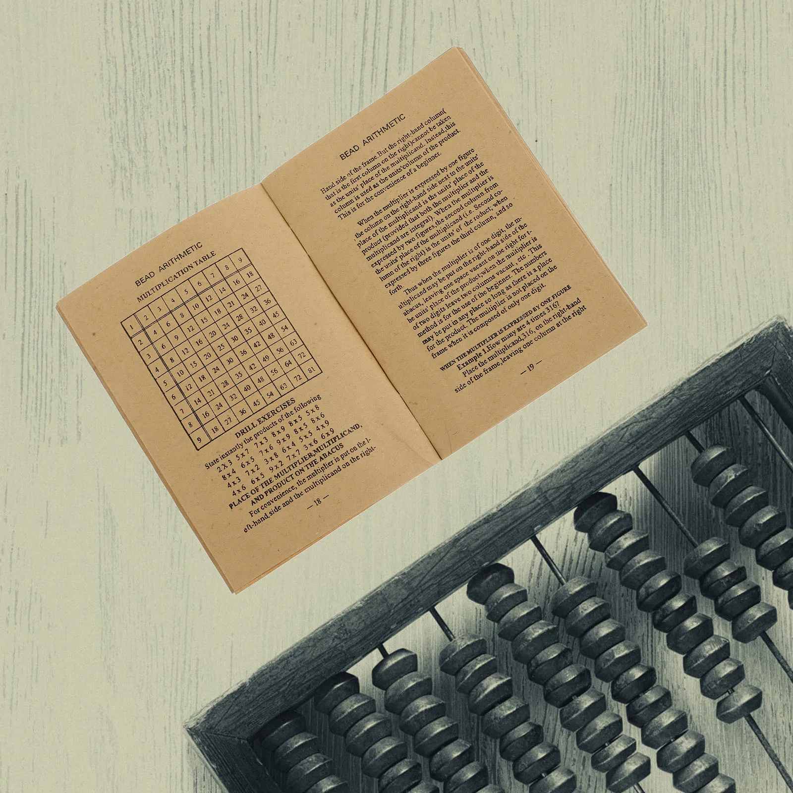 Abacus Study Guide Chinese Learning Manual English Tutorial Book Detailed Techniques Math Skills Abacus Instructions Montessori
