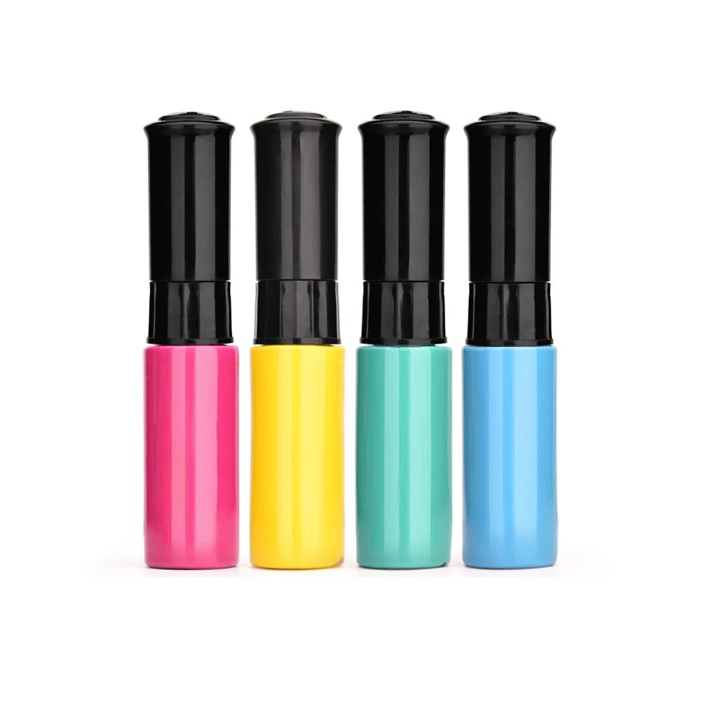 KADS 10pcs/set 7ML Clear Plastic Empty Nail Art Bottle Tool for Nail Polish Manicure Lacquer Varnish Bottle