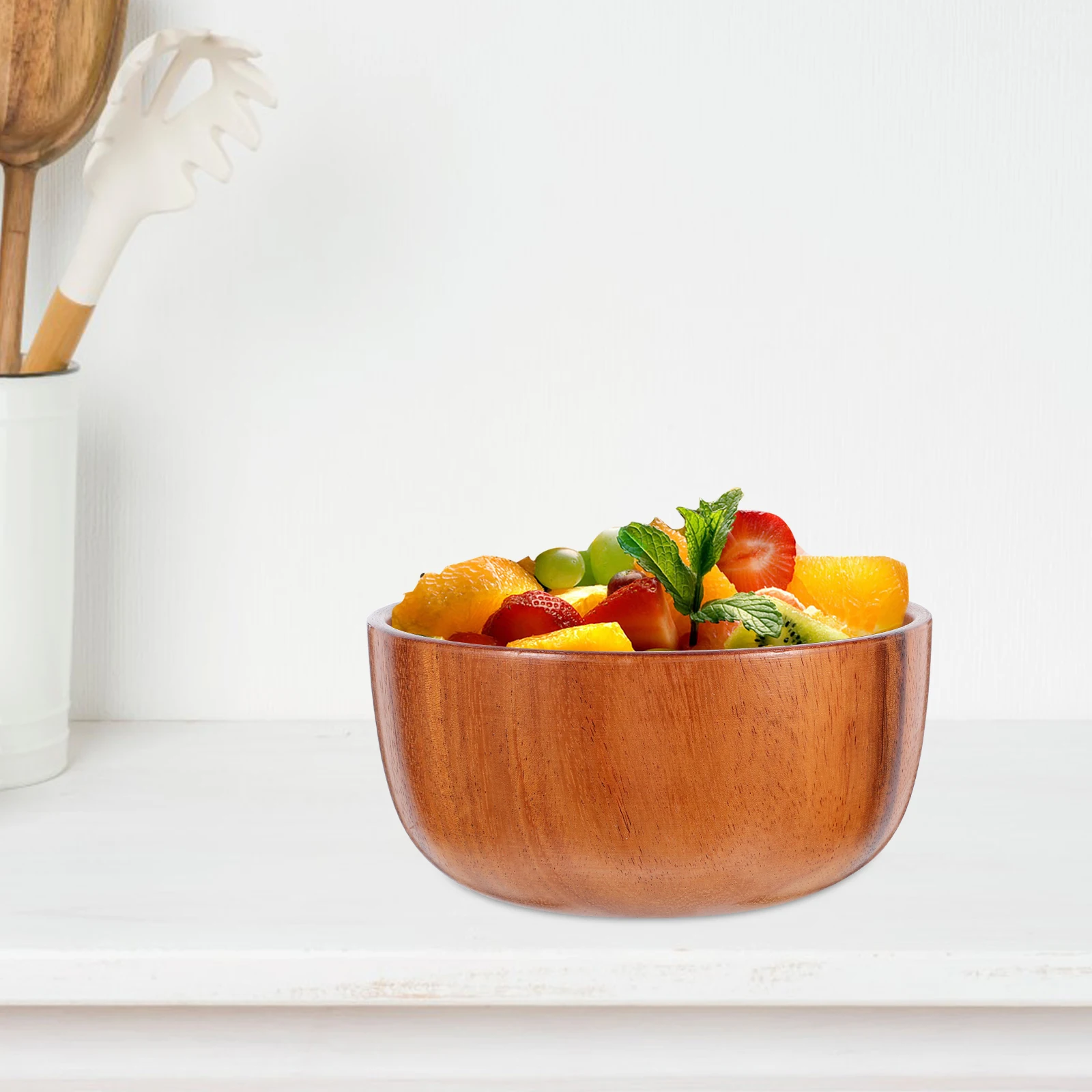 

Wooden Tableware Fruit Plate Dessert Bowls Home Candy Dish Salad High Quality Rice Holder Snack Dipping Sauce Cup Child