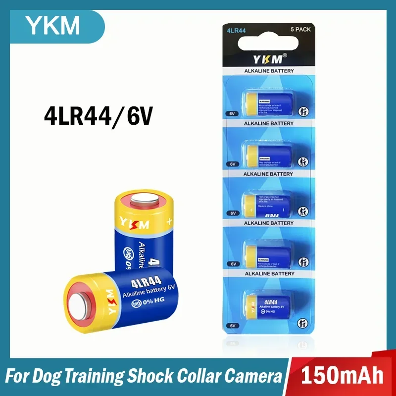 5PCS 4LR44 6V Alkaline Battery for Dog Bark Collar Camera Alarm A544V 4034PX PX28A L1325 4AG13 544 4A76 Dry Primary Battery