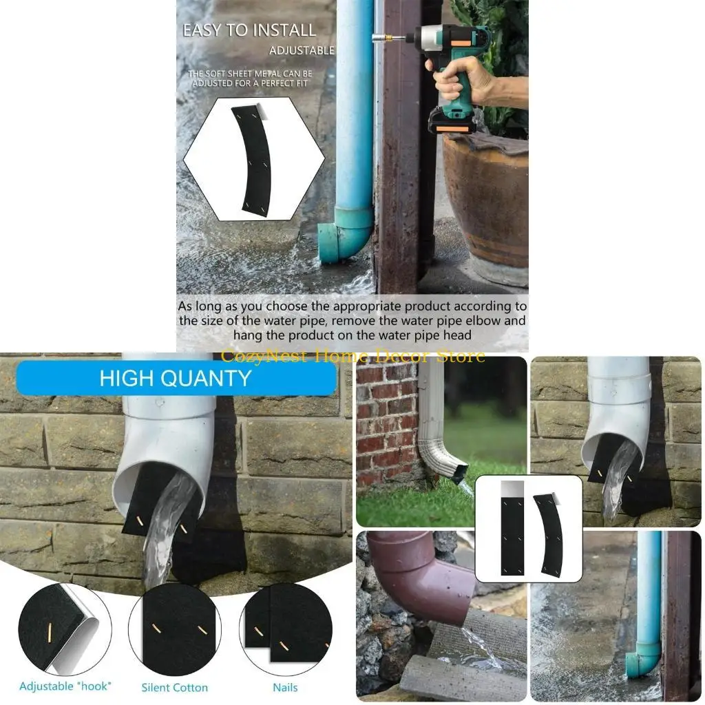 

92MF Набор из 2 глушителей для водосточных желобов с простой в установке конструкцией