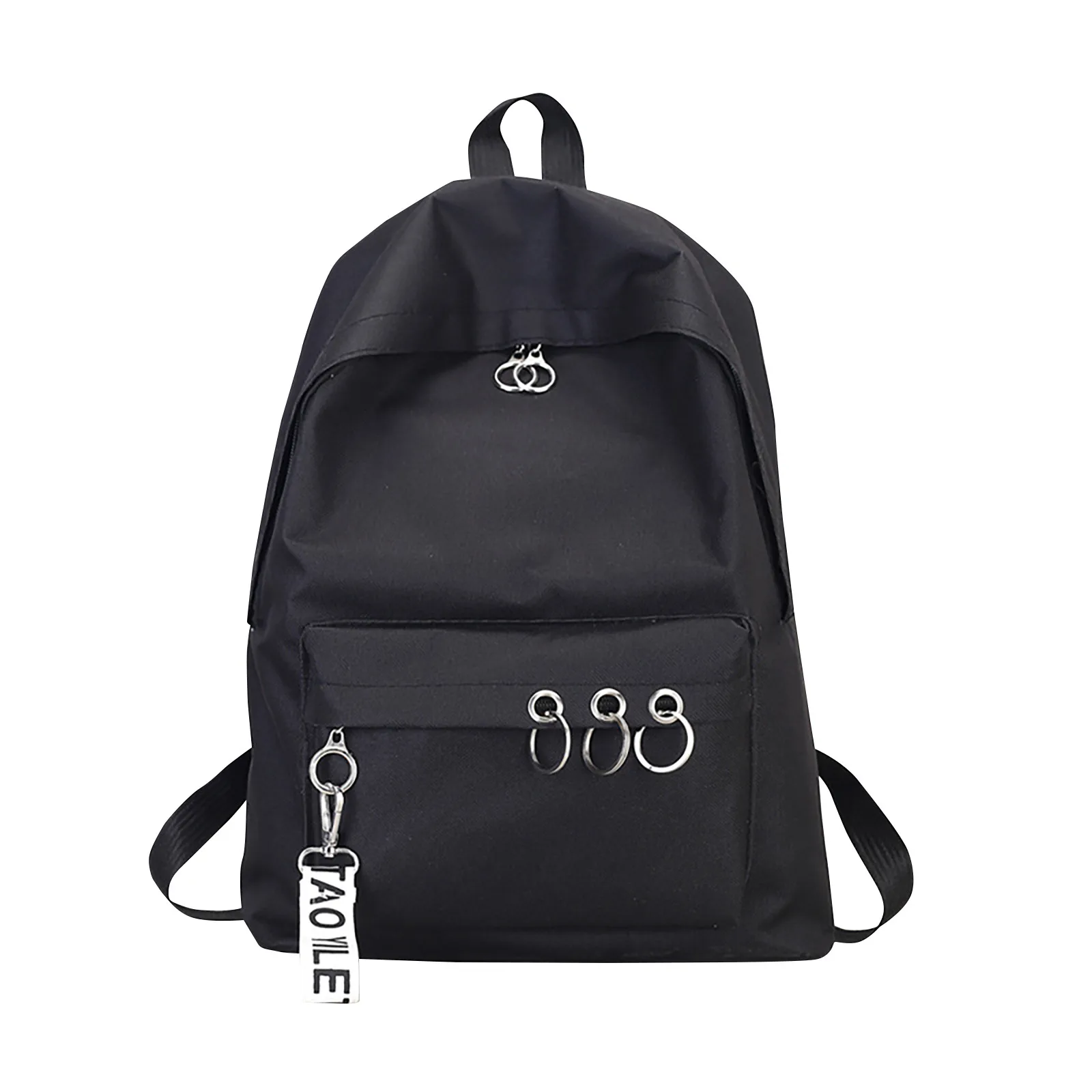 

School Backpack For College Students Fashion Trend Travel Backpack Laptop Bagpack Black School Bags For Teenager