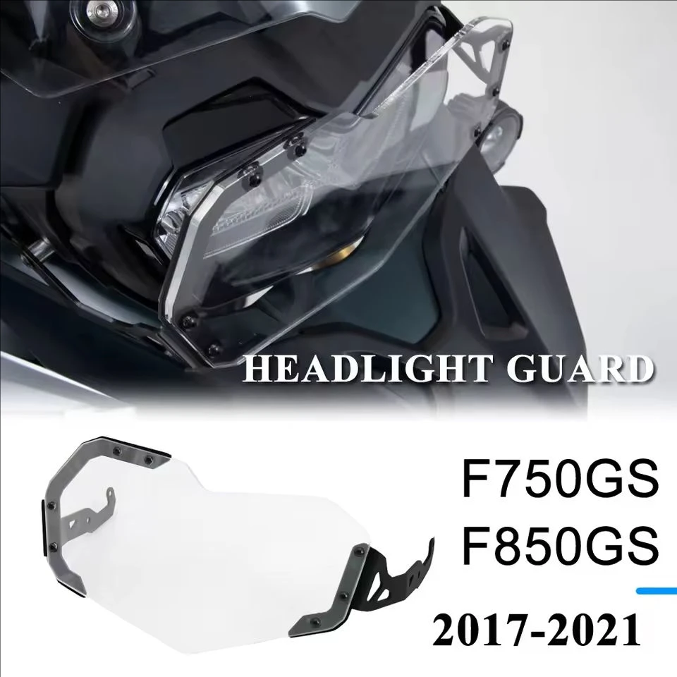

FOR BMW F750GS F850GS F 750 / 850 GS 2017 2018 2019 2020 2021 PVC NEW Motorcycle Headlight Guard Windshield Protector Cover