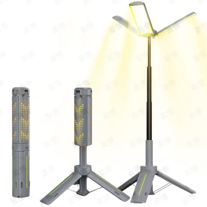 

Уличная выдвижная лампа для кемпинга, портативный перезаряжаемый рабочий светильник, 1000 люмен, телескопический, для пешего туризма, рыбалки, домашние аварийные фонари