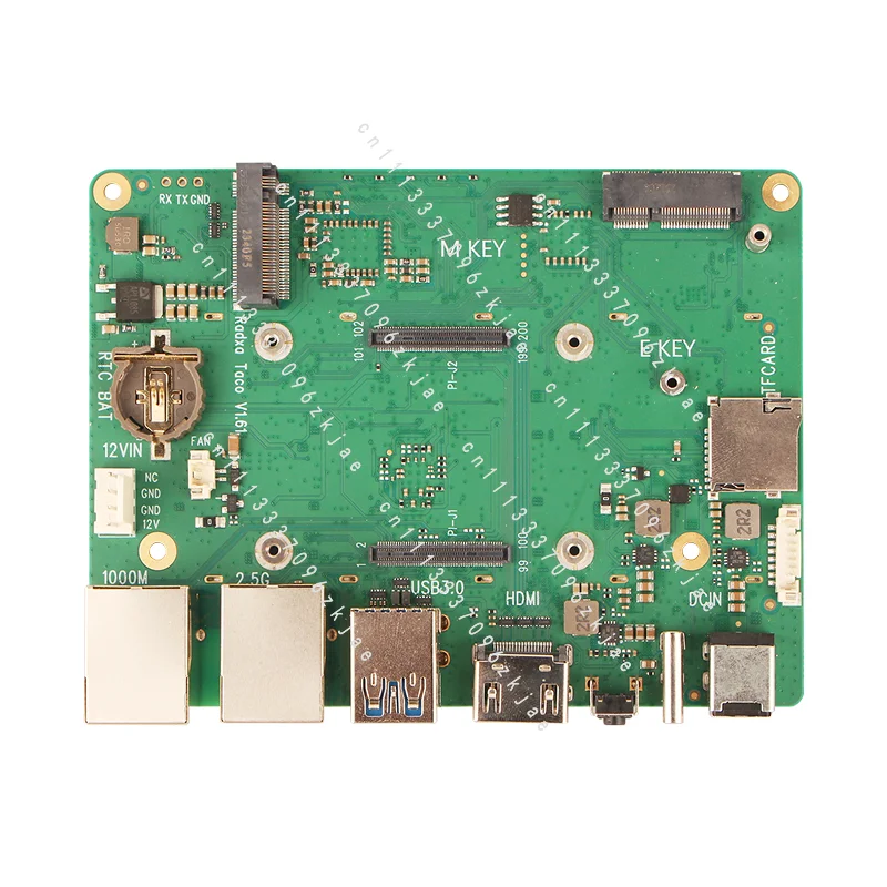 Taco Carrier Board, Compatible, Raspberry Pi CM5 NAS Server