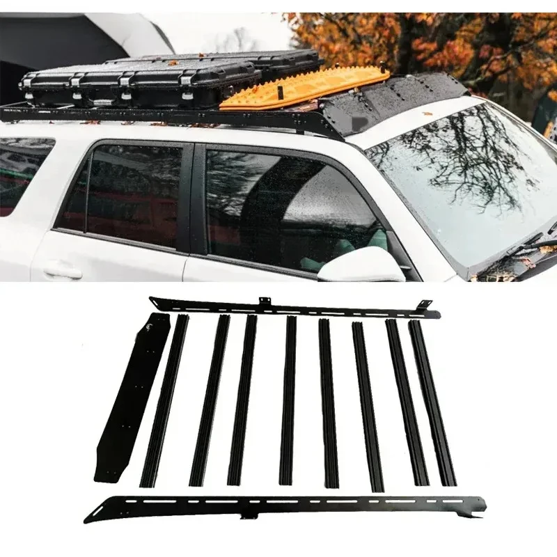 

2010-2022 Aluminium 4x4 Accessories Pickup Lage Rack Truck Roof Rack for 4 ru n Roof Rack