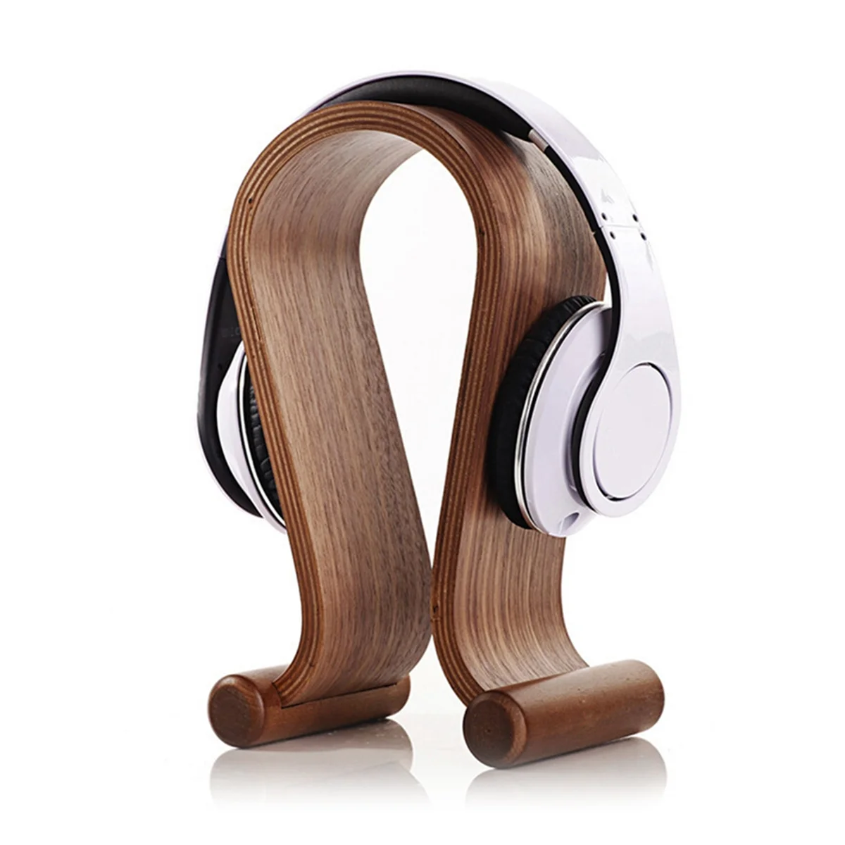 Houten Hoofdtelefoonstandaard, Koptelefoon Hanger Houder Houder Mount, Gaming Hoofdtelefoon Display, Stijlvolle Bureau Headset Houder