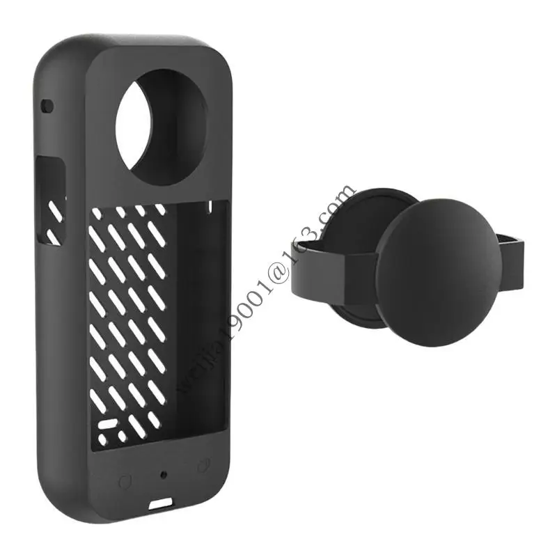 Силиконовая камера Корпус против падения рамы защиты для спортивной камеры аксессуары с линзами для камеры 360 .h05a