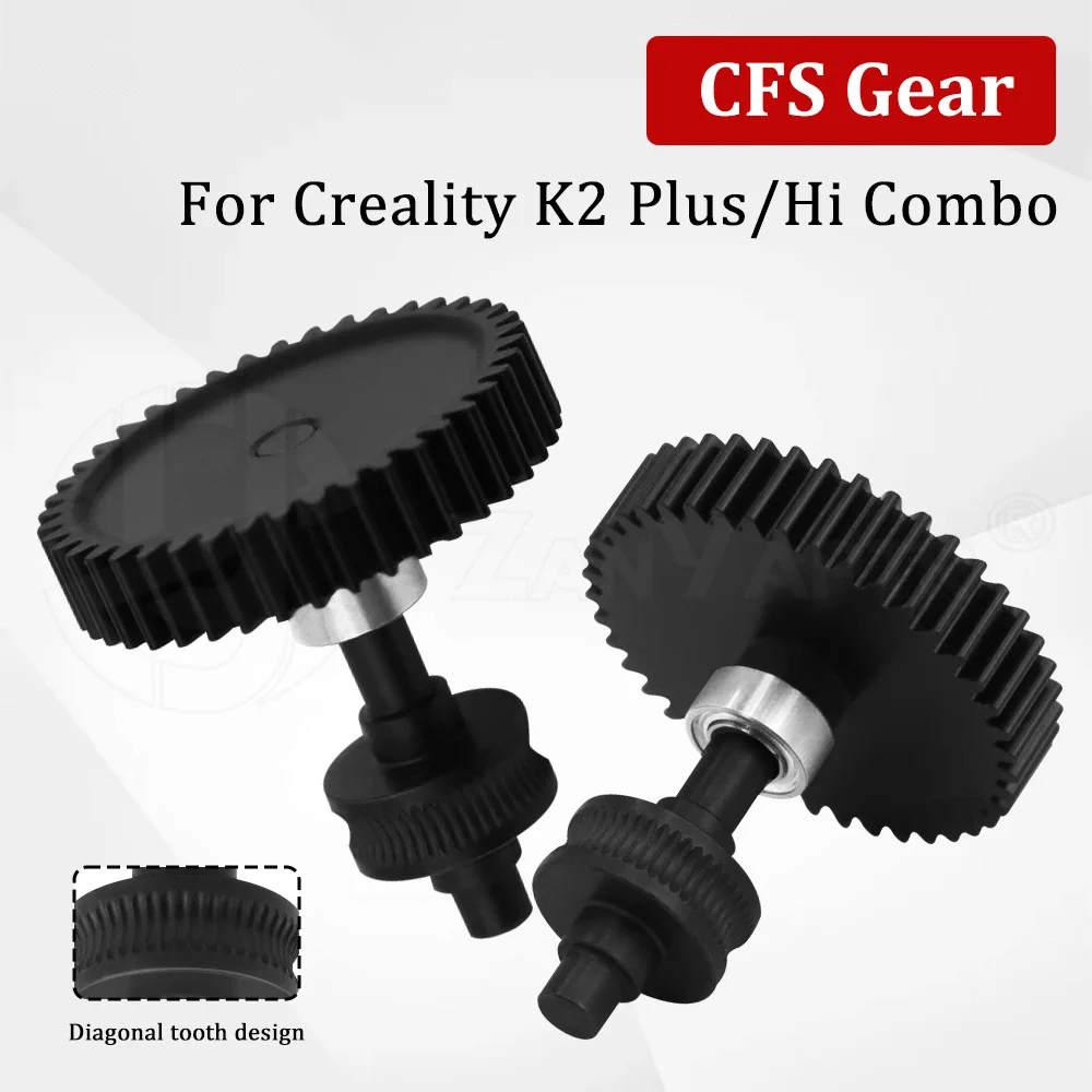

Creality K2 Plus Combo/Hi Combo Модернизированная шестерня FS Пятистороннее ведущее колесо Износостойкое нанопокрытие 3D-принтер из закаленной стали