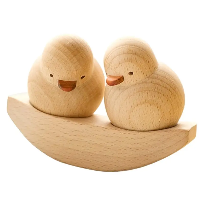 

BEDW-украшение дома, мебель, ручная резная милая утка, скульптура животного, деревянная статуя, орнамент, декоративный акцент