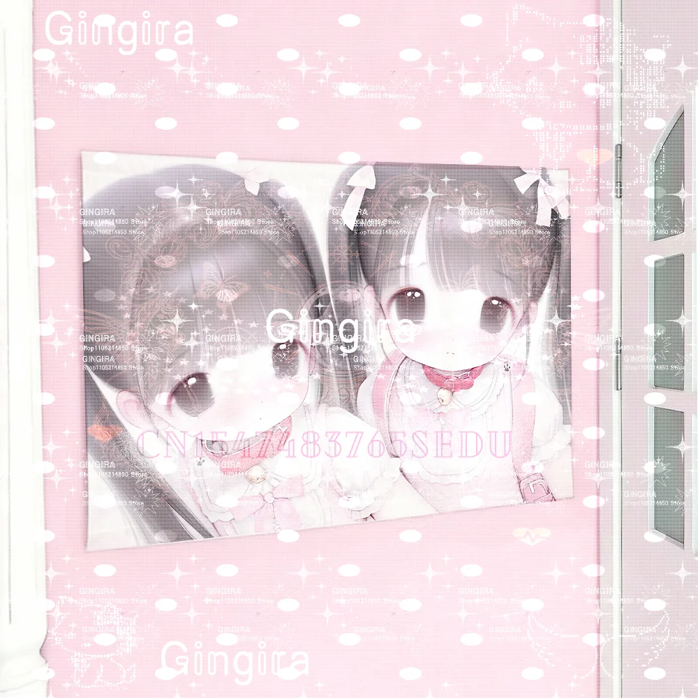 Artist 2D The pink strawberry girl in a pair of trousers original tapestry wall hanging fabric interior decoration tapestry