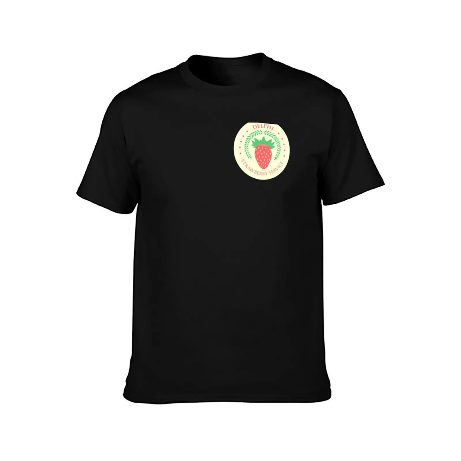 Camp Half Blood Delphi Strawberry Service (color) T-Shirt Work Duty Casual T-Shirt