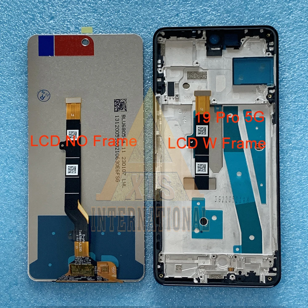 Tested For Infinix Tecno Camon 19 Neo 19 Pro 4G 5G LCD Frame Display Screen Touch Digitizer For Tecno Spark 10C 10 Pro KI5k