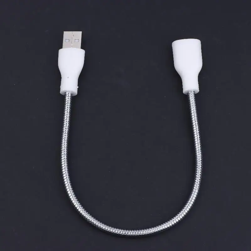 USB Extension Cable LED Light Fan Power Supply Adapter Male To Female Cable Flexible Metal Hose Cord For Desk Lamp Night Light