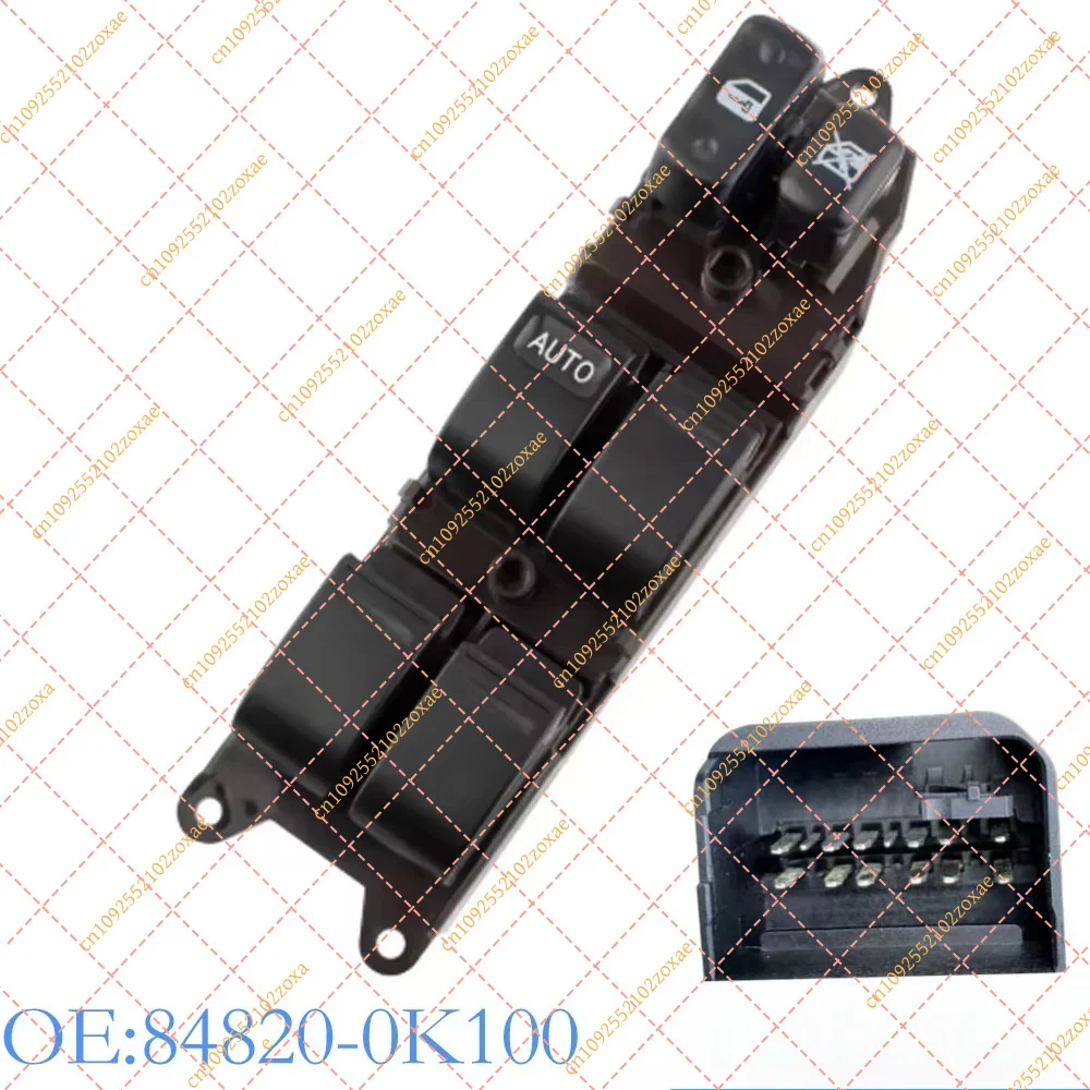 LF 14 Pin Power Window Master Switch For Toyota Hilux Vigo Fortuner 2007-2012 Replacement 84820-0K100 Auto Door Control Button