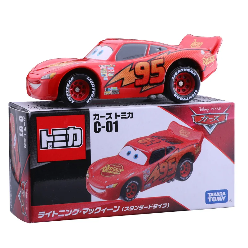 TAKARA TOMY TOMICA Racing Car General 3 McQueen Die cast Alloy Jackson car toy collection display, children\'s holiday gift.