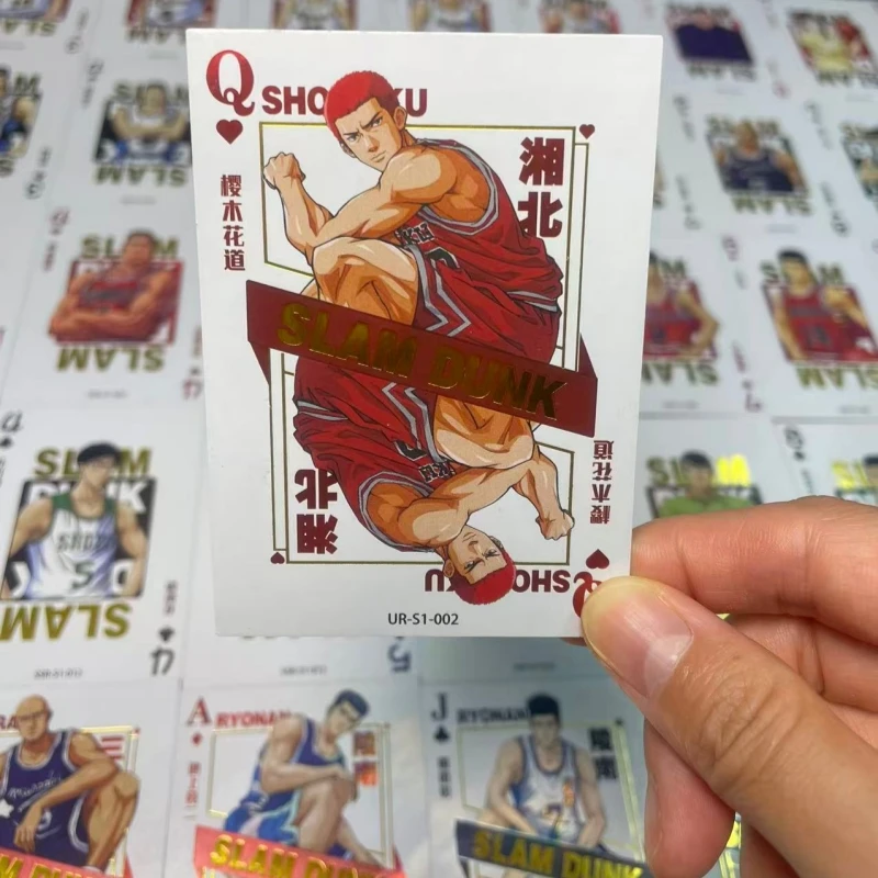 

Игральные карты SLAM DUNK Коллекционные карты персонажей Набор 54 шт без коробки Сакураги Ханамичи Харуко Акаги Рёта Мияги