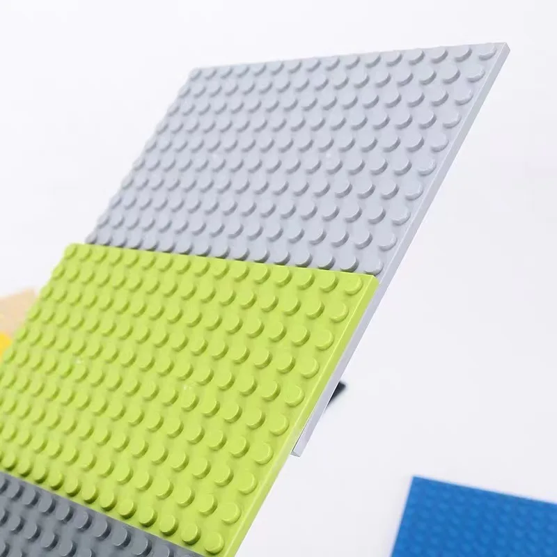 32x32 Dots Double Sided Baseplate for Building Brick 16x16 City Classic Block Plates DIY Plastic Small Block Assembly Part Toy